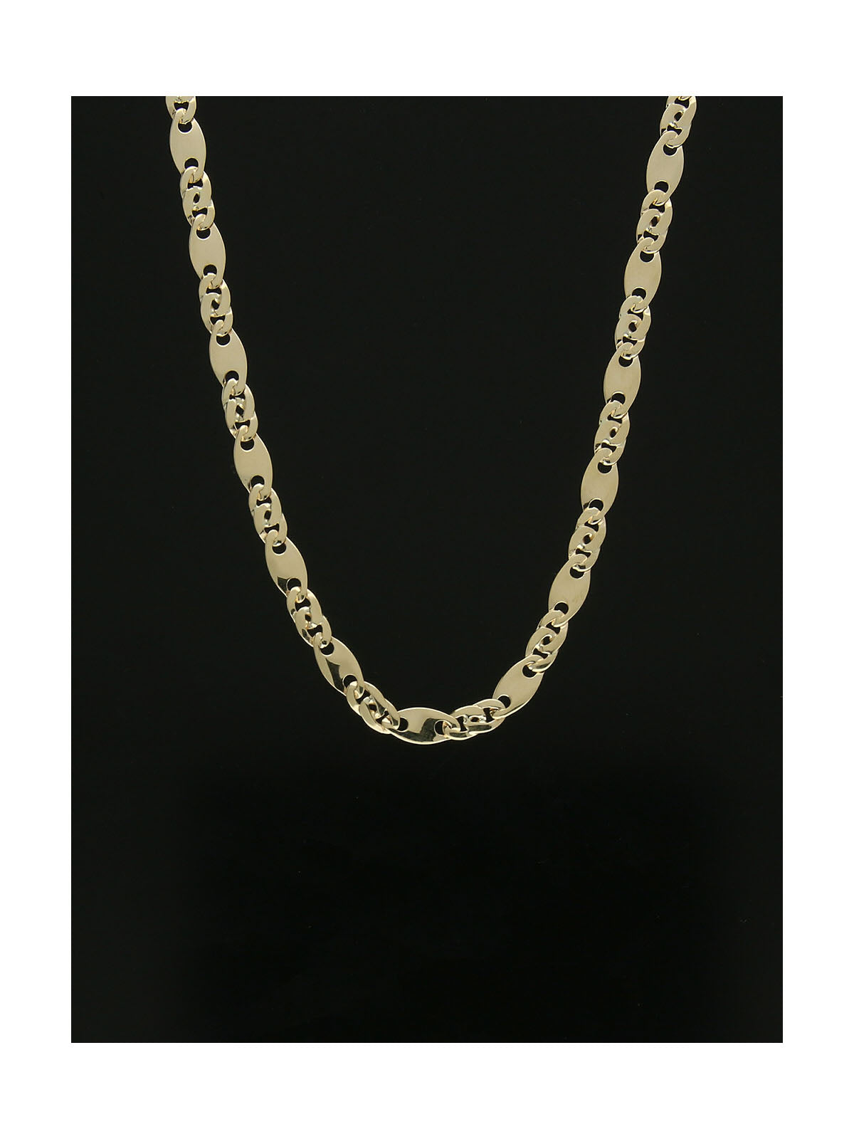 Fancy Link Necklace in 9ct Yellow Gold