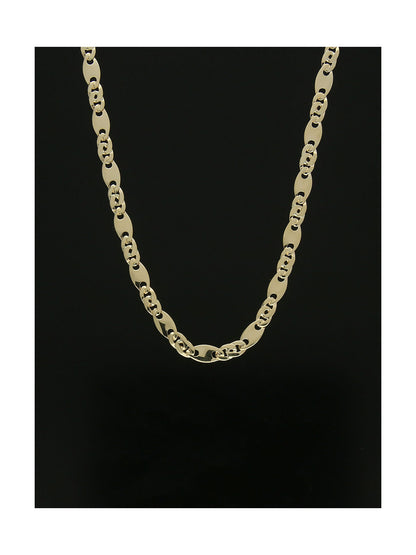 Fancy Link Necklace in 9ct Yellow Gold