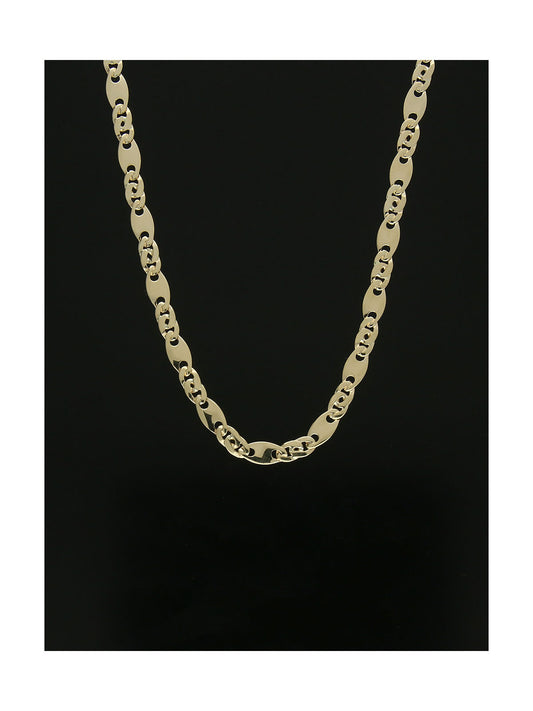 Fancy Link Necklace in 9ct Yellow Gold