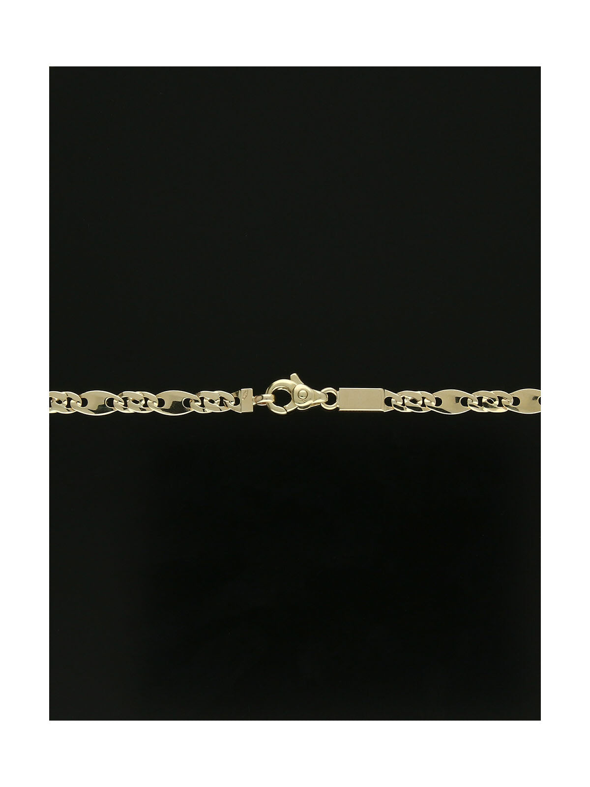 Fancy Link Necklace in 9ct Yellow Gold