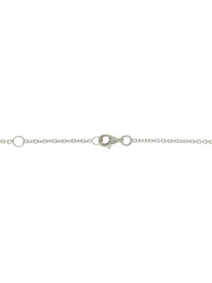 Open Flower Necklace in 9ct Yellow & White Gold