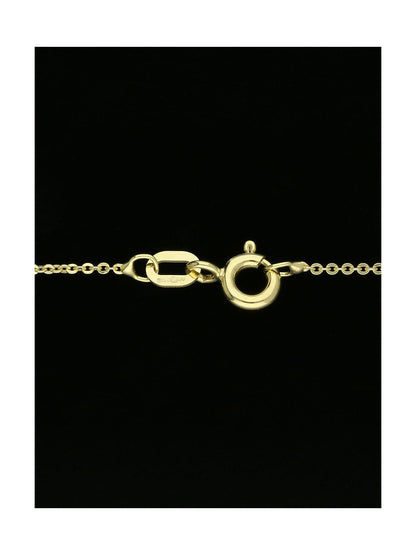 Ruby & Diamond Princess Cut Snowflake Pendant Necklace in 9ct Yellow Gold