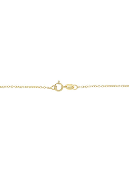 Ruby & Diamond Cluster Pendant Necklace in 9ct Yellow Gold
