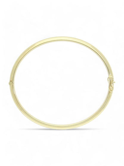 Stripe Texture Bangle in 9ct Yellow Gold
