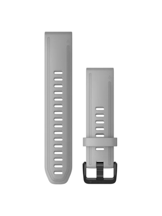 Garmin Quickfit 20 Powder Grey Rubber Strap