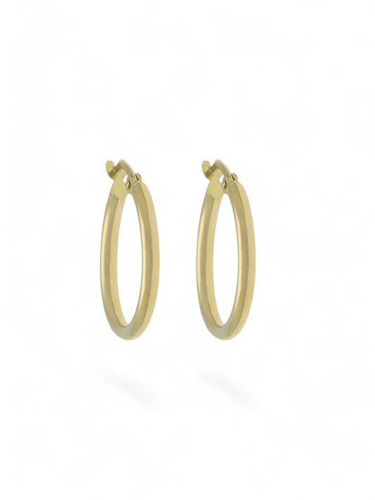 Hoop Earrings in 9ct Yellow Gold