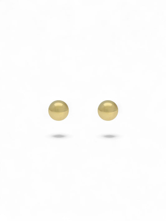 Ball Stud Earrings 4mm in 9ct Yellow Gold
