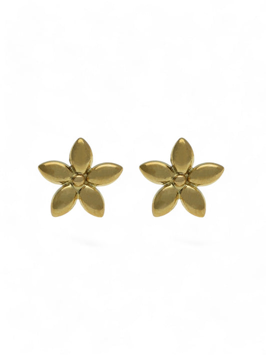 Daisy Stud Earrings 9mm in 9ct Yellow Gold