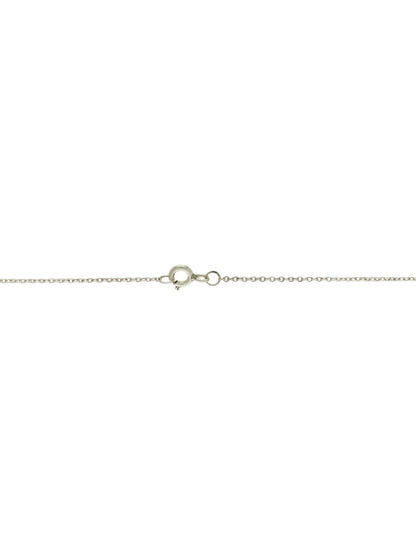 Polished Curved Cross Pendant Necklace in Silver