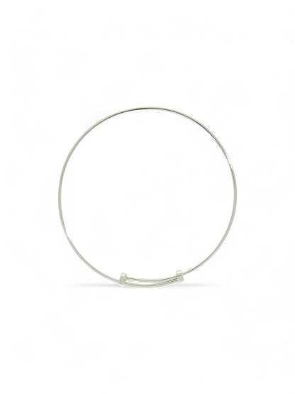 Child's Engraved Bangle in Silver