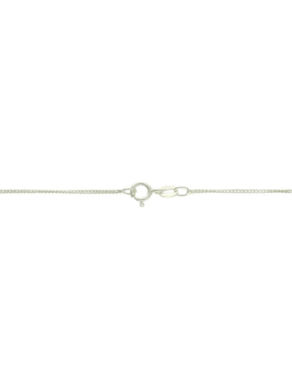 Polished Diamond Cut Cross Pendant Necklace in Silver