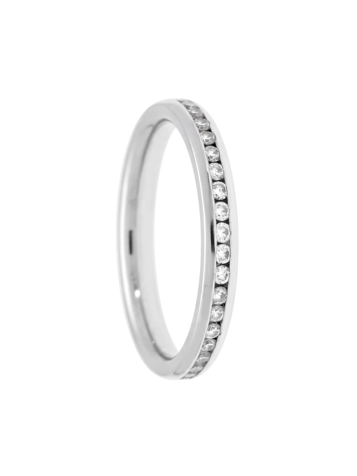 Pre-Owned Diamond Full Eternity Ring with 0.41ct of Diamonds in Platinum