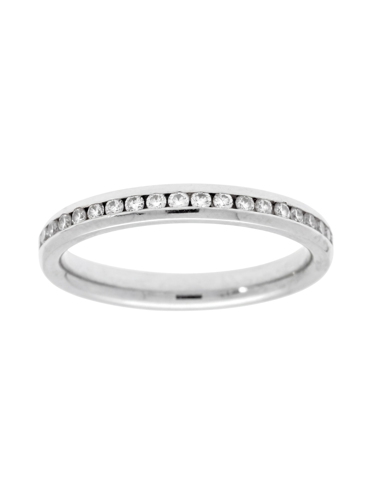 Pre-Owned Diamond Full Eternity Ring with 0.41ct of Diamonds in Platinum