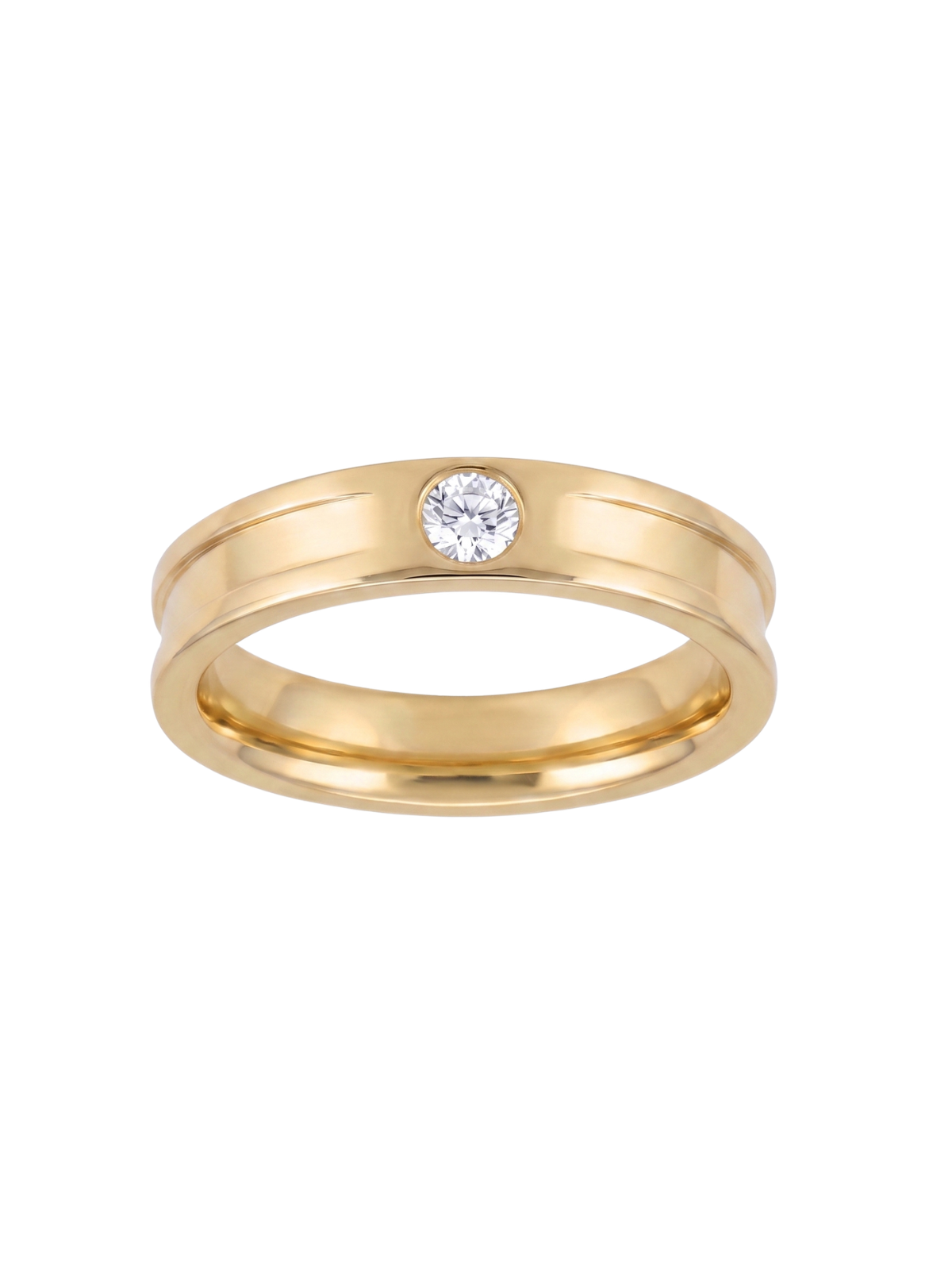 Pre-Owned Diamond Ring with 0.10ct Diamond in 18ct Yellow Gold