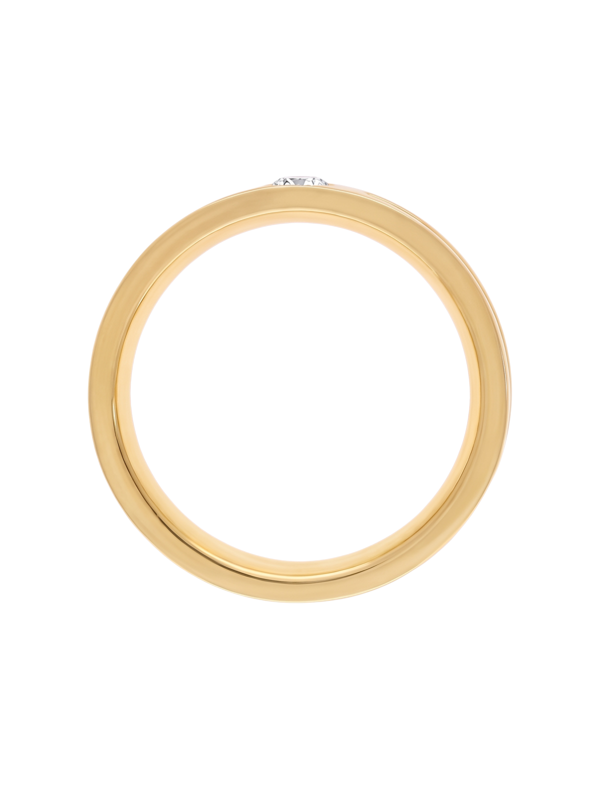 Pre-Owned Diamond Ring with 0.10ct Diamond in 18ct Yellow Gold