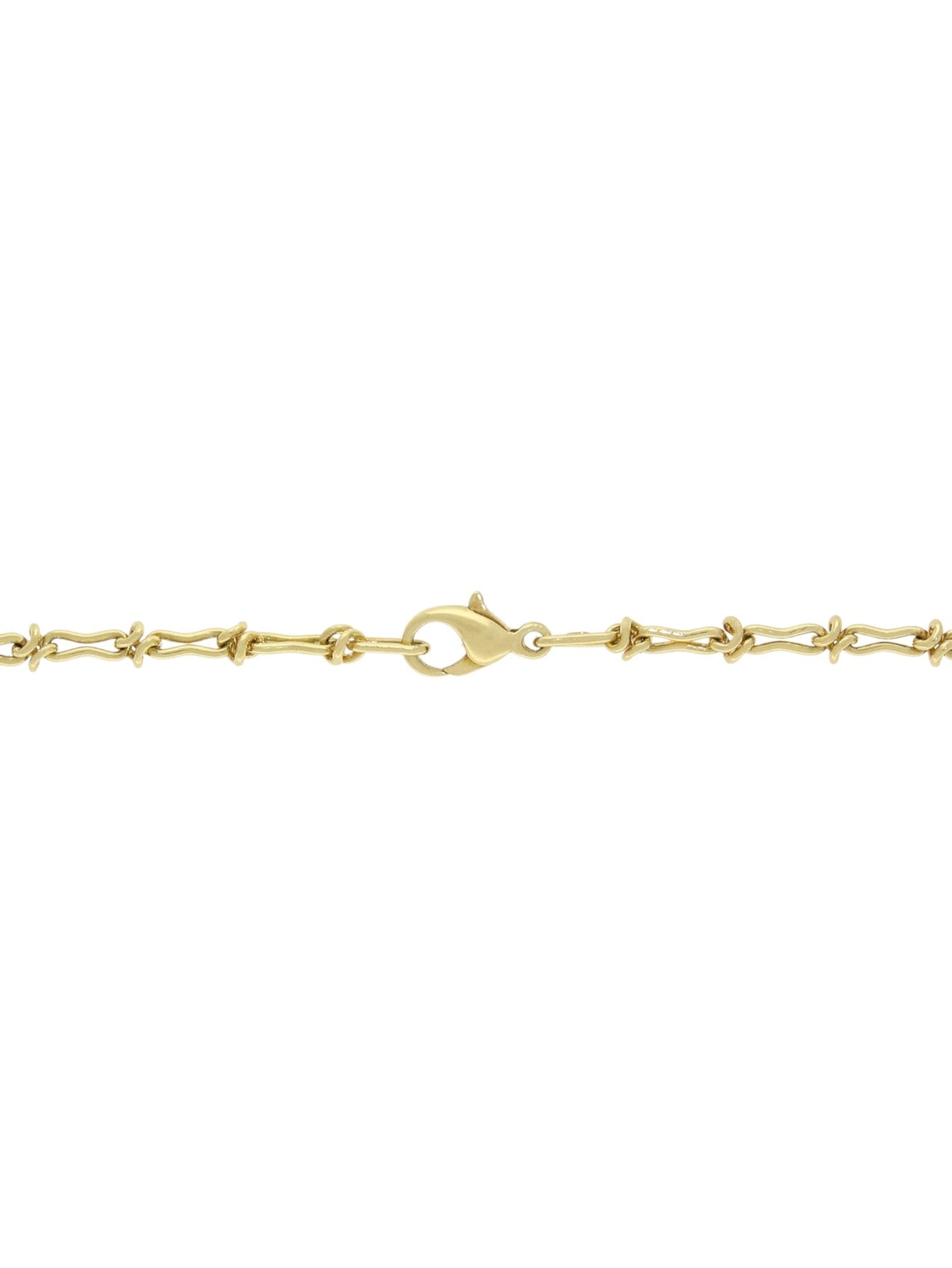 Pre-Owned Pinched Oval Link Chain in 18ct Yellow Gold