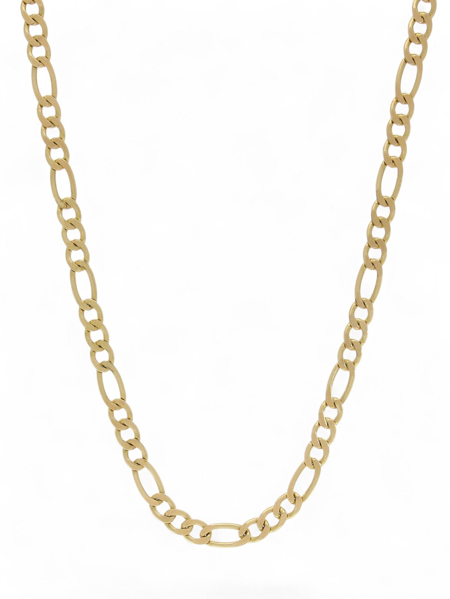 Pre-Owned 24" Figaro Chain in 9ct Yellow Gold