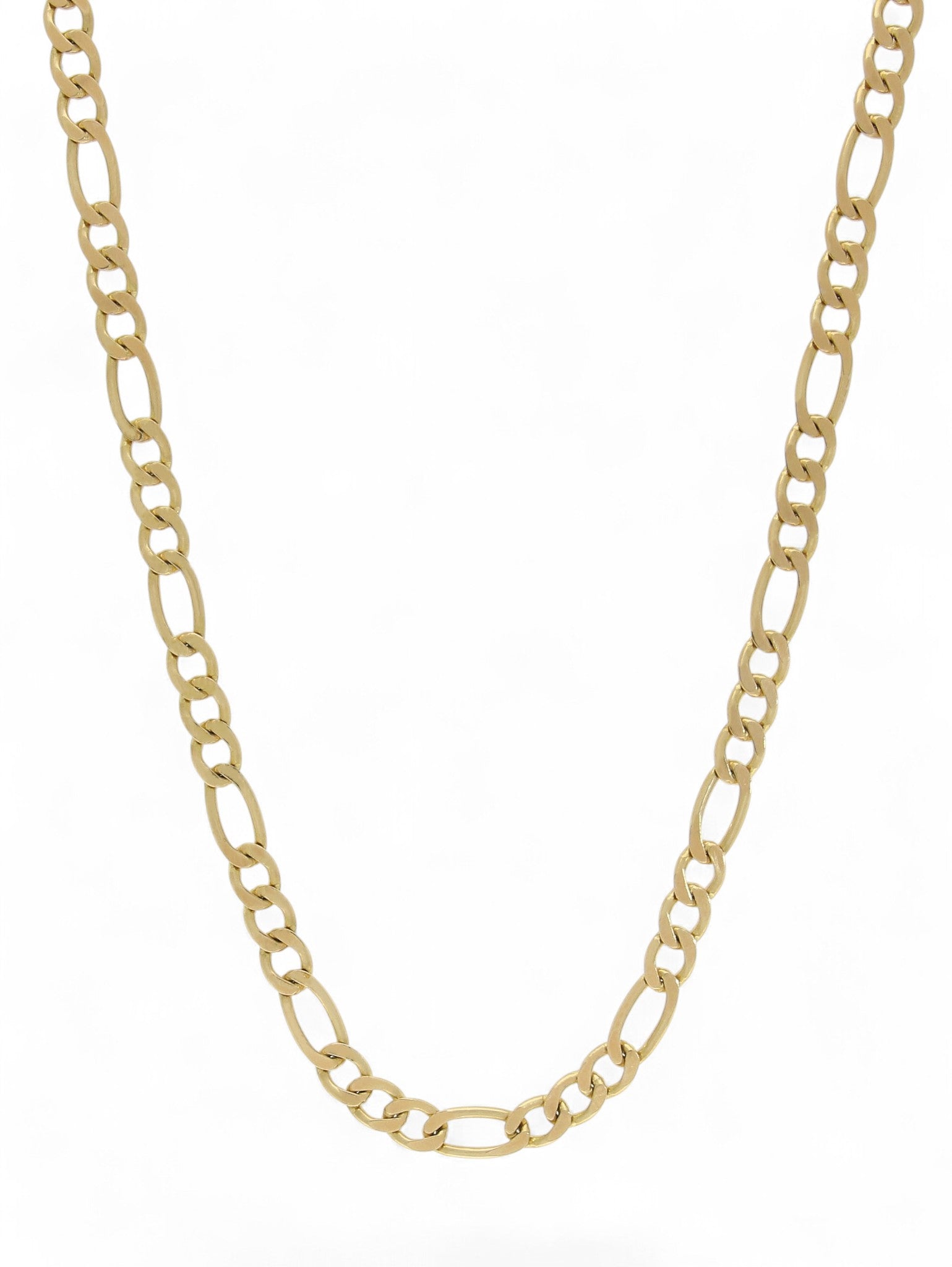 Pre-Owned 24" Figaro Chain in 9ct Yellow Gold