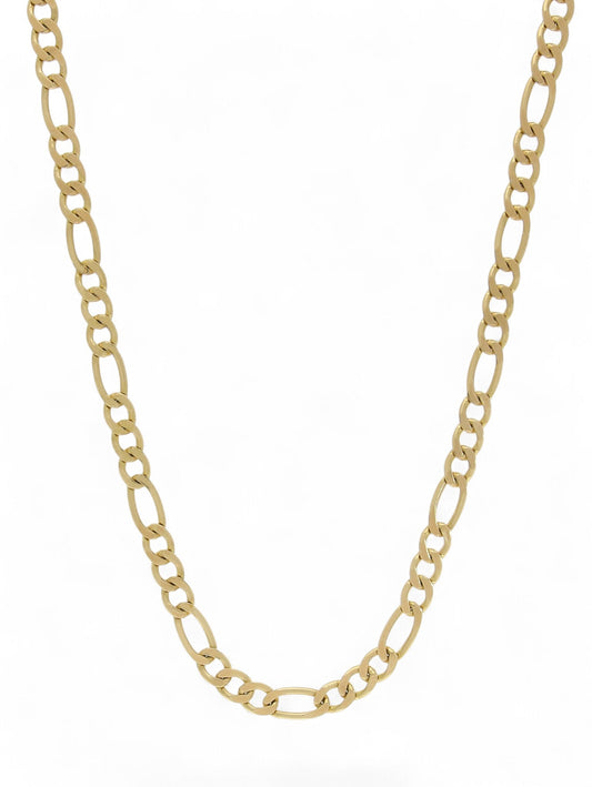 Pre-Owned 24" Figaro Chain in 9ct Yellow Gold