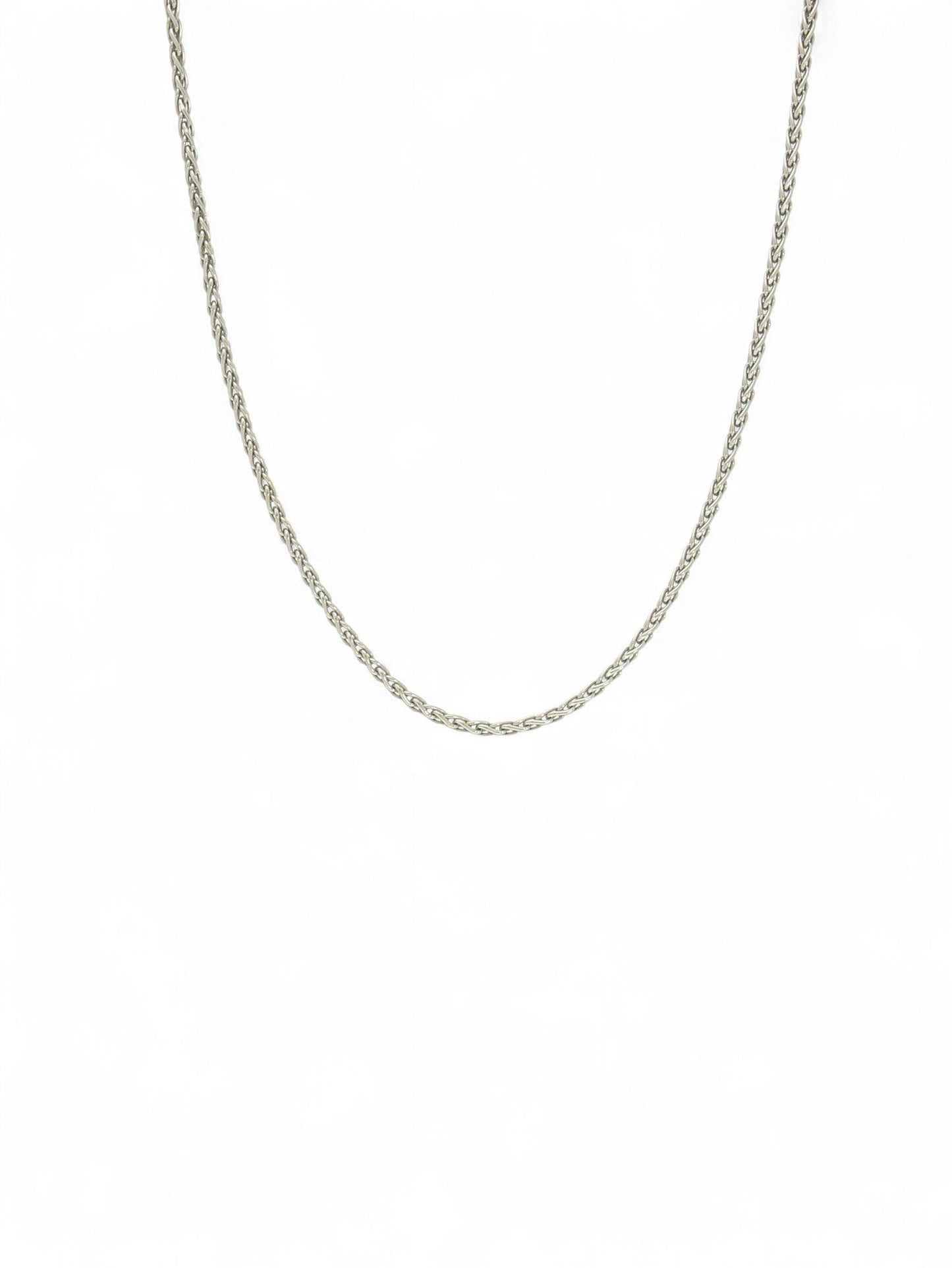 Pre-Owned 16" Spiga Chain in 18ct White Gold