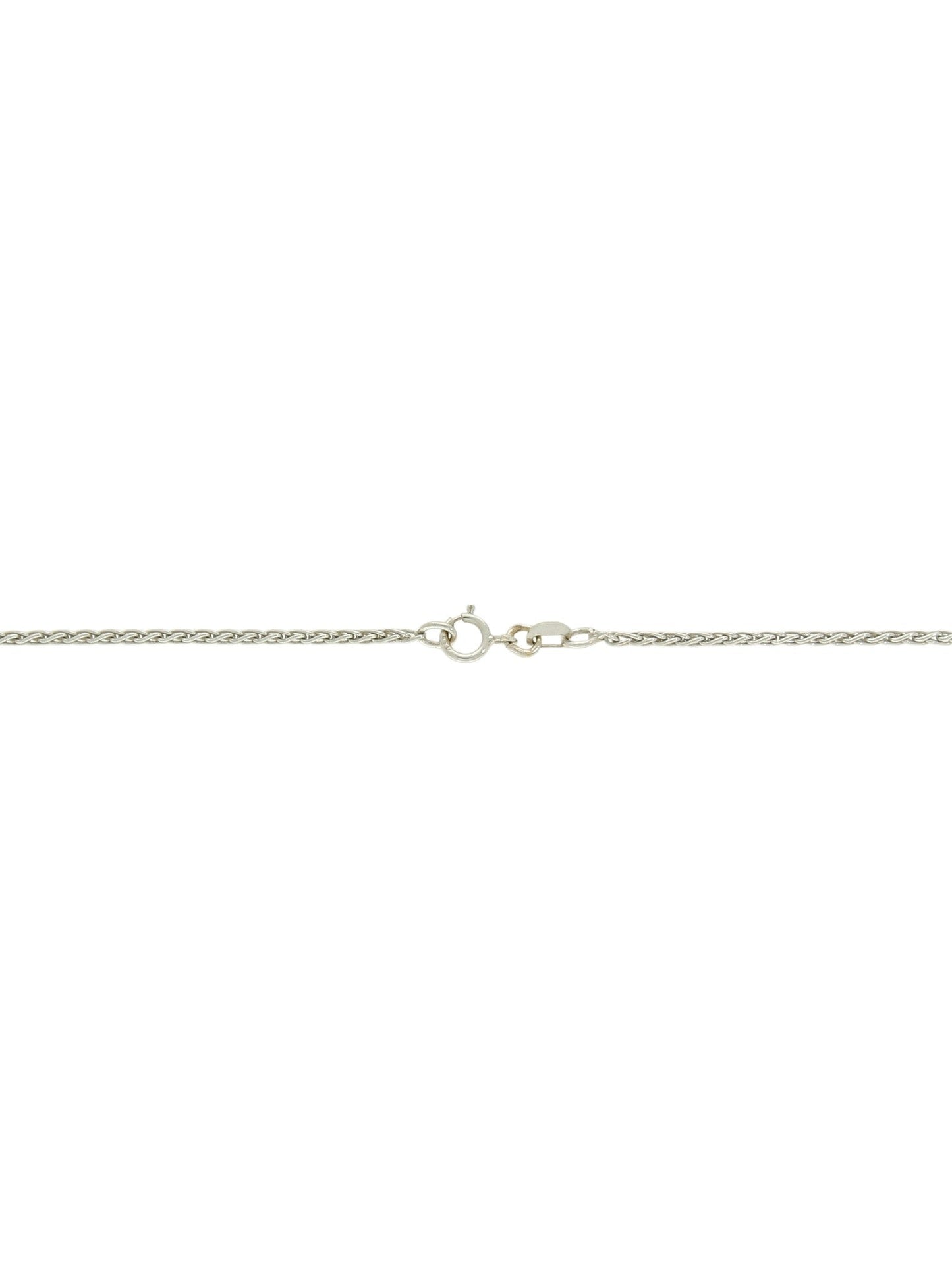 Pre-Owned 16" Spiga Chain in 18ct White Gold