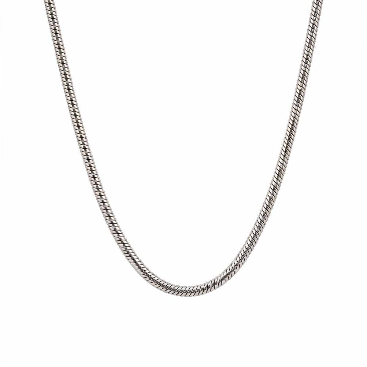 Pre-Owned 18" Silver Snake Chain with Trigger Clasp