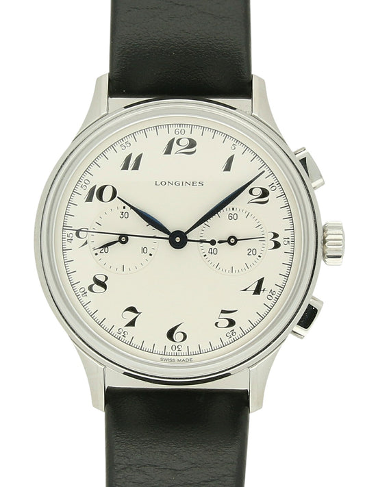 Second Hand Longines Heritage Classic Chronograph Watch