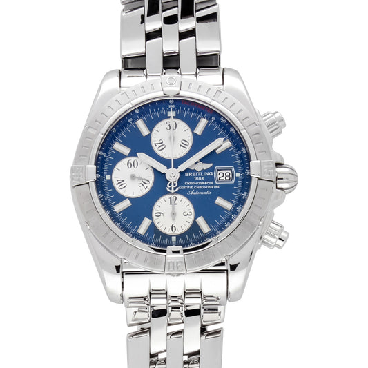 Pre-Owned Breitling Chronomat Evolution 44mm with Steel Bracelet & Blue Dial