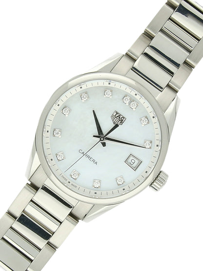 Pre Owned TAG Heuer Carrera Steel Quartz 33mm Watch on Bracelet
