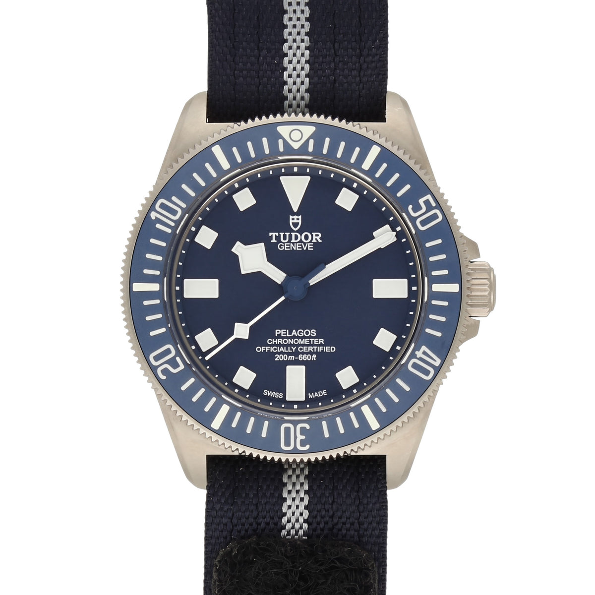 Pre-Owned TUDOR Pelagos 42mm with Blue NATO Strap & Blue Dial