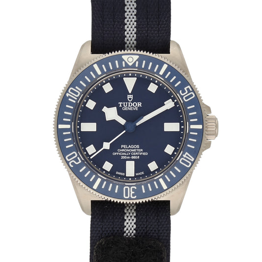 Pre-Owned TUDOR Pelagos 42mm with Blue NATO Strap & Blue Dial