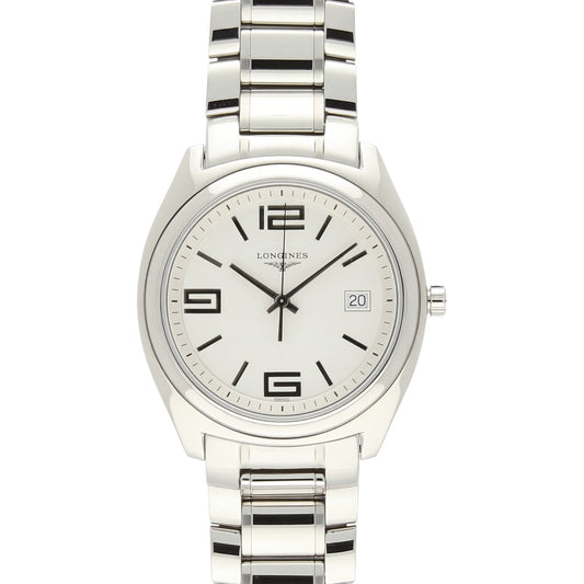 Pre-Owned Longines LungoMare 39.5mm with Steel Bracelet & White Dial