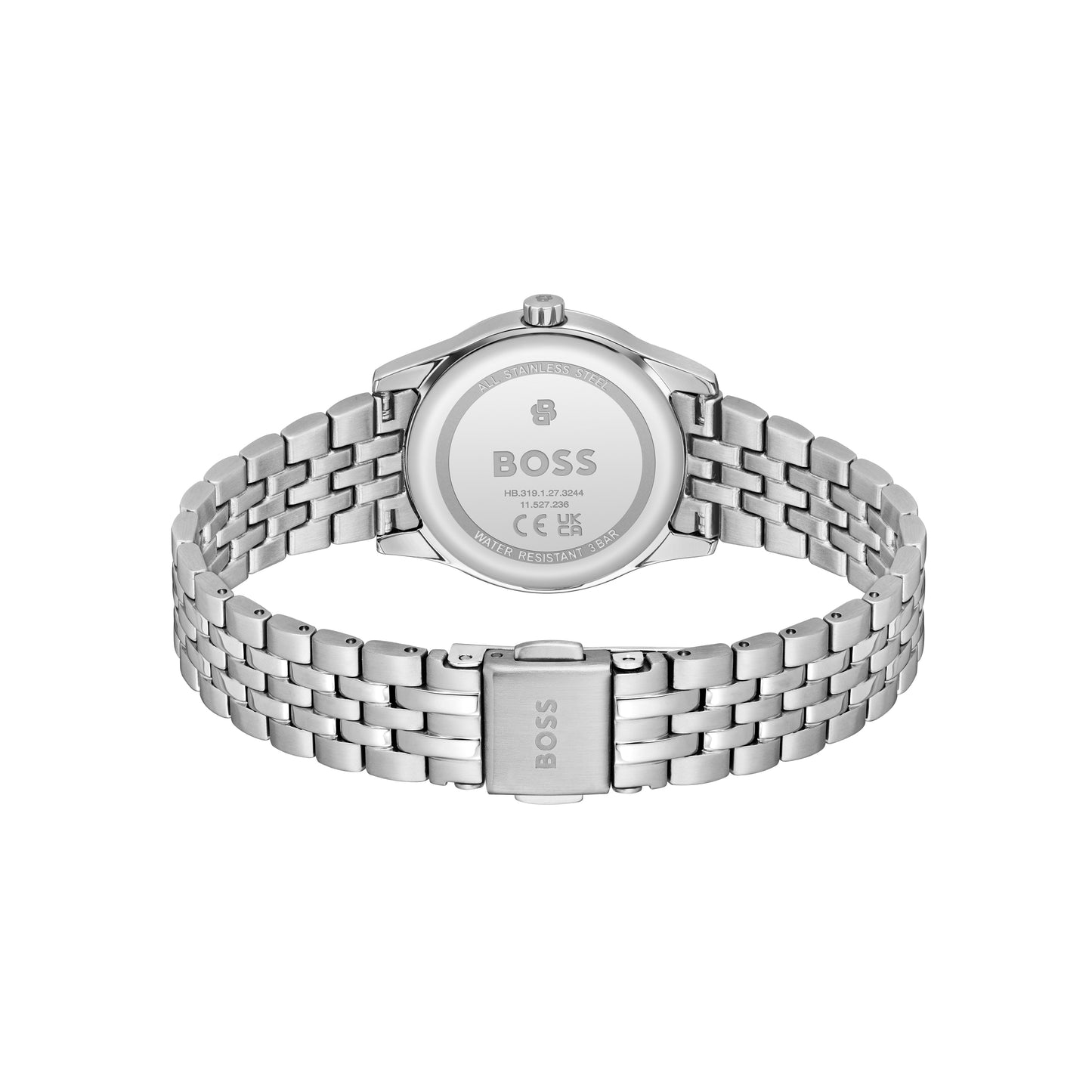 BOSS Graceful Mina 25mm with Steel Bracelet & Silver Dial