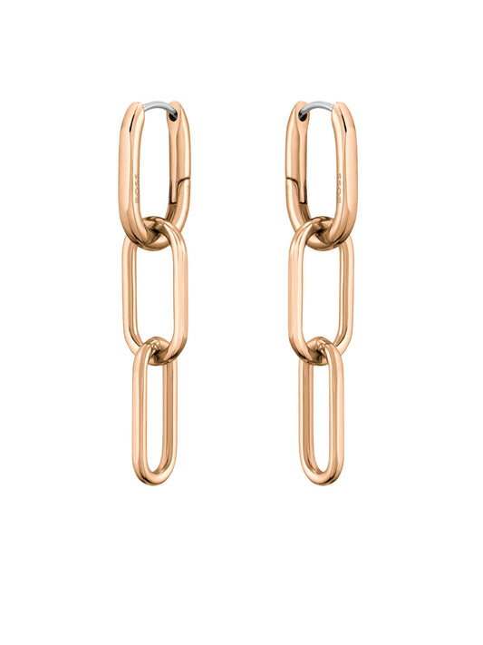 BOSS Tessa Earrings in Rose Gold Plating 1580202