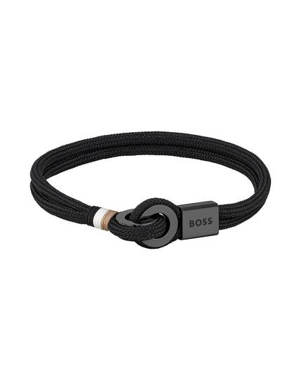 BOSS Thad Sport Black Nylon Bracelet 1580472M