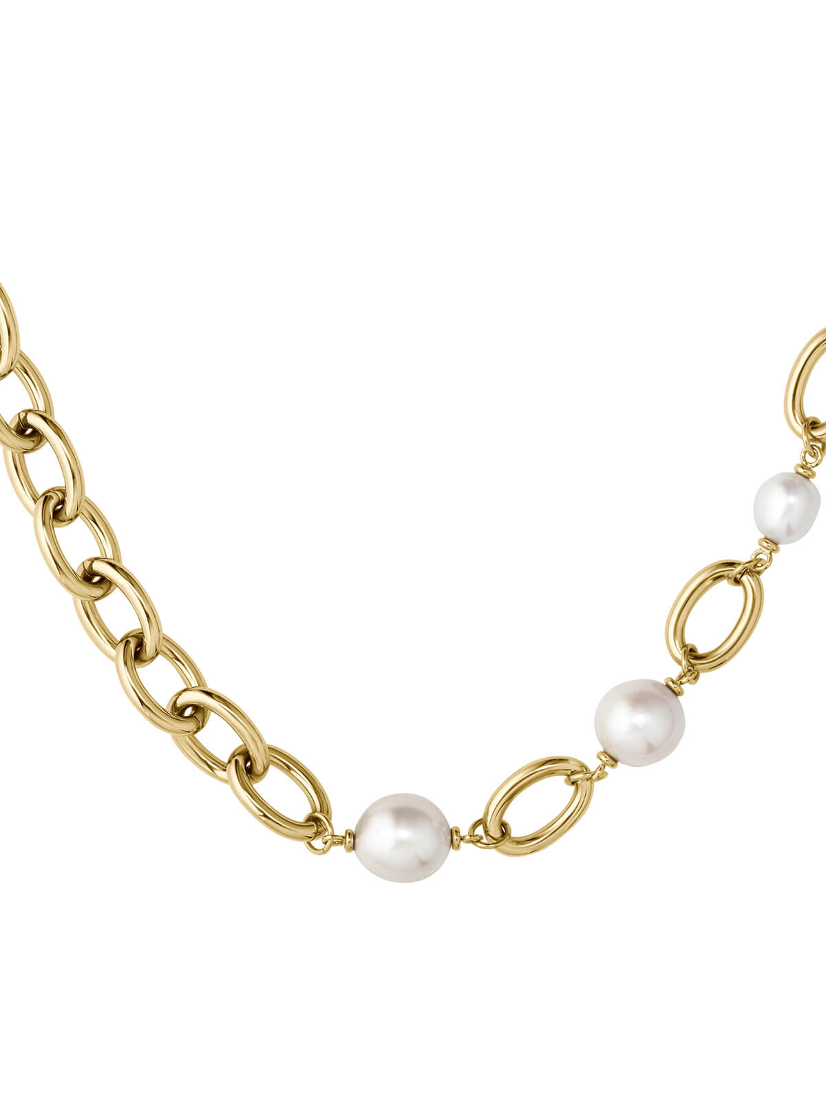 BOSS Leah Necklace in Gold Plating & Freshwater Pearl 1580540