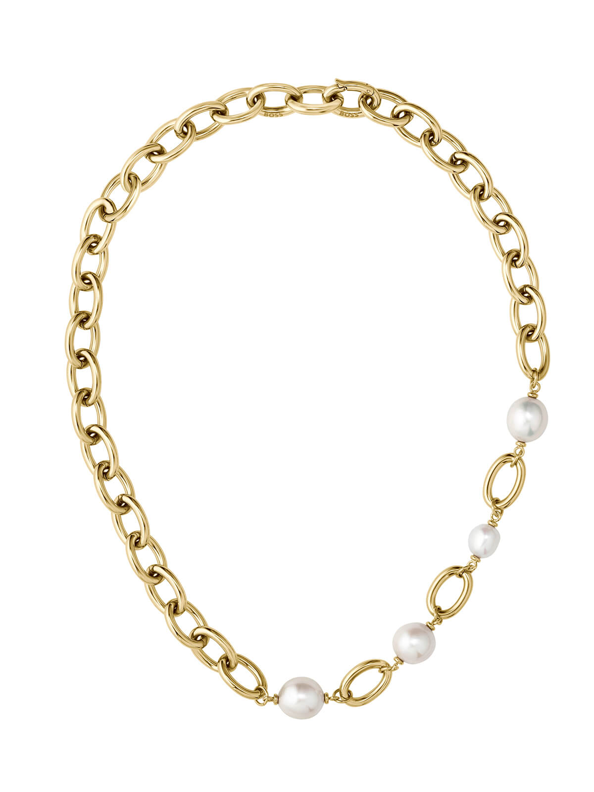 BOSS Leah Necklace in Gold Plating & Freshwater Pearl 1580540