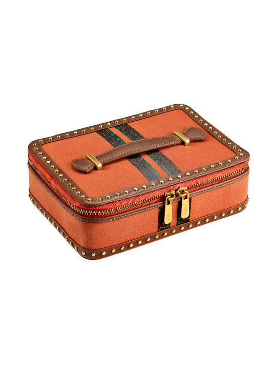 Wolf Ida Travel Jewellery Case - Orange *Online Exclusive*