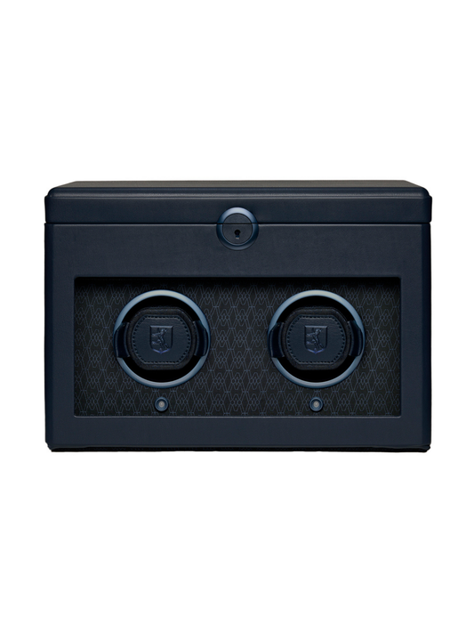 Wolf Earth Double Watch Winder - Midnight Blue *Online Exclusive*