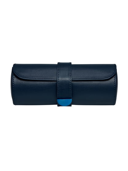 Wolf Earth Triple Watch Roll - Midnight Blue *Online Exclusive*