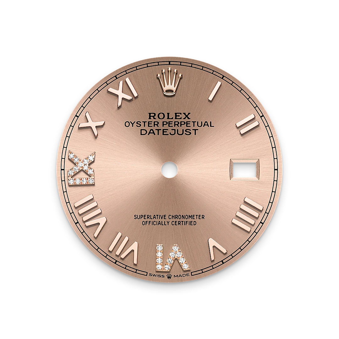 Rose colour dial for Rolex Datejust