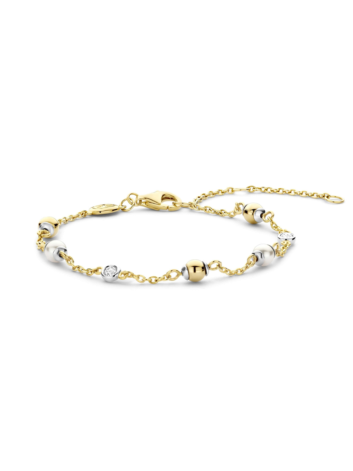 Ti Sento Pearl Charm Bracelet 23076ZY