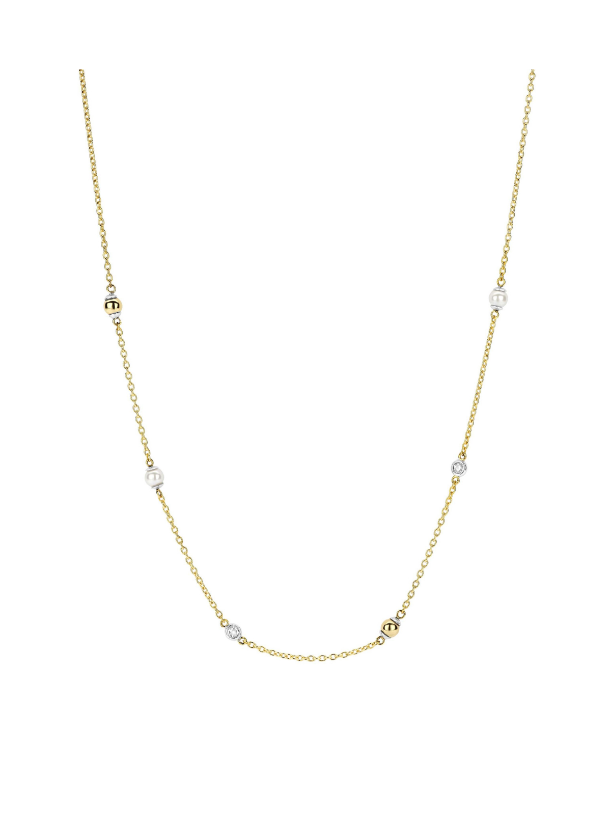 Ti Sento Pearl Charm Necklace 34097ZY/42