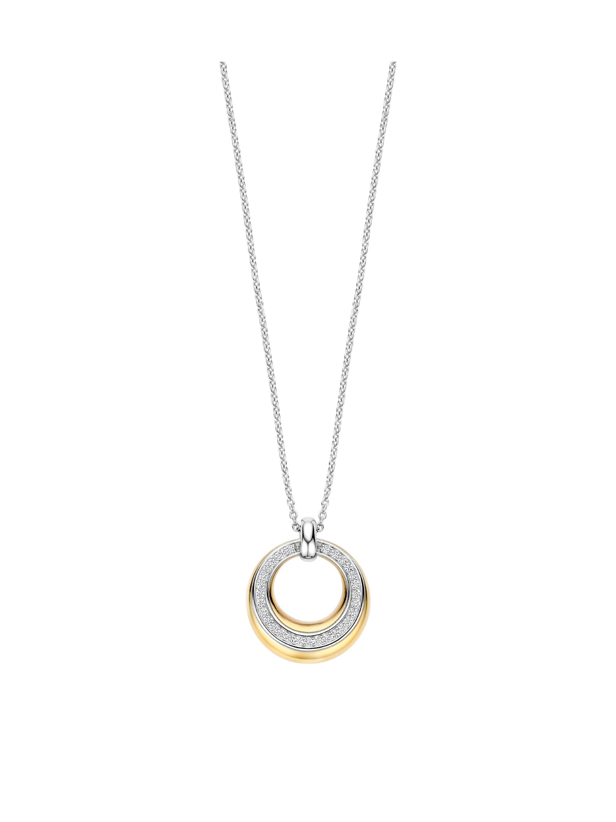Ti Sento Layered Zirconia Necklace 34119ZY/42