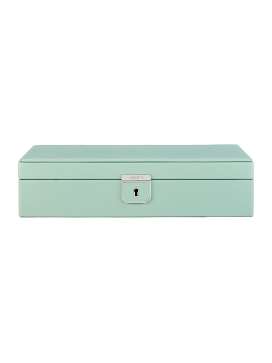 Wolf x Liberty Julia Interior Print Medium Jewellery Box - Sage Green *Online Exclusive*