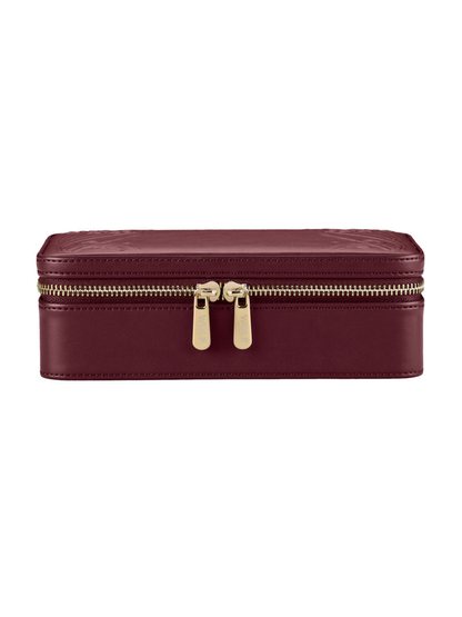 Wolf x Liberty Ianthe Medium Jewellery Case - Burgundy *Online Exclusive*