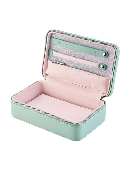 Wolf x Liberty Julia Interior Print Medium Jewellery Case - Sage Green *Online Exclusive*
