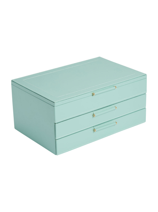 Wolf Sophia Jewellery Box with Drawers - Jade *Online Exclusive*