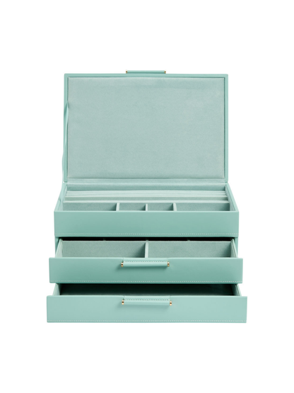 Wolf Sophia Jewellery Box with Drawers - Jade *Online Exclusive*