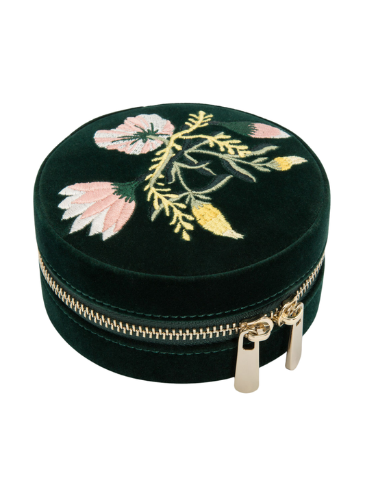 Wolf Zoe Mini Jewellery Box - Forest Green *Online Exclusive*
